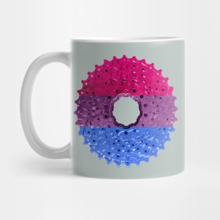 Bisexual Pride Bicycle Cassette Mug